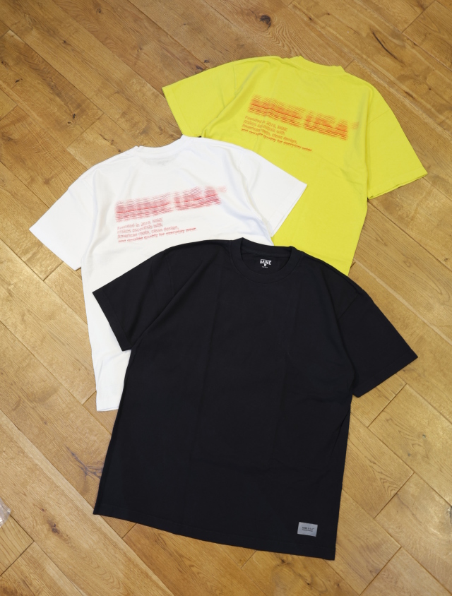 MINE 「Identity B.P. Tee」　プリントティーシャツ