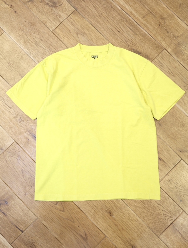 MINE 「 2026 LIMITED PD COLOR (WHITE LABEL) 」　ピグメントダイ クルーネックティーシャツ