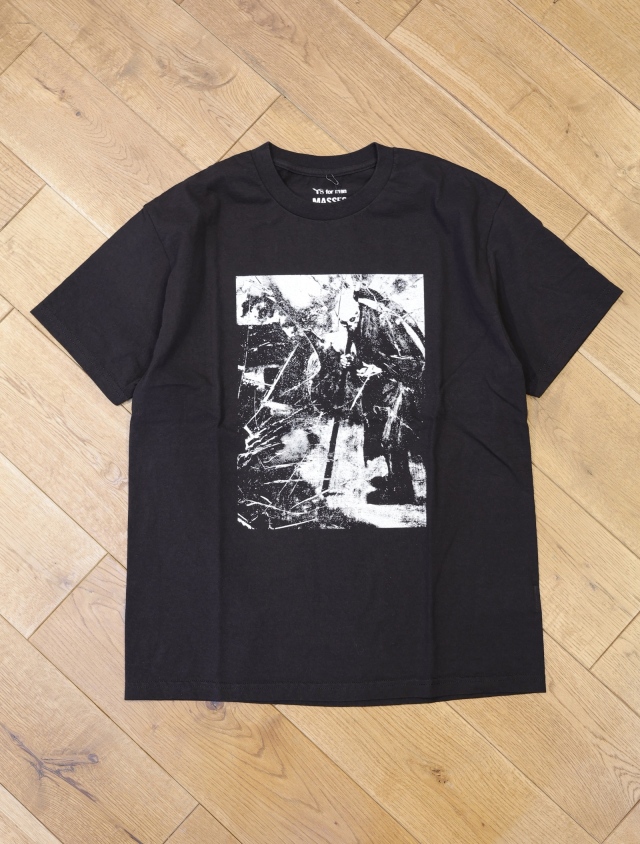 MASSES × Y's for men　「ROUND BODY SHORT SLV D / GRIM RIPPER」　　プリントティーシャツ