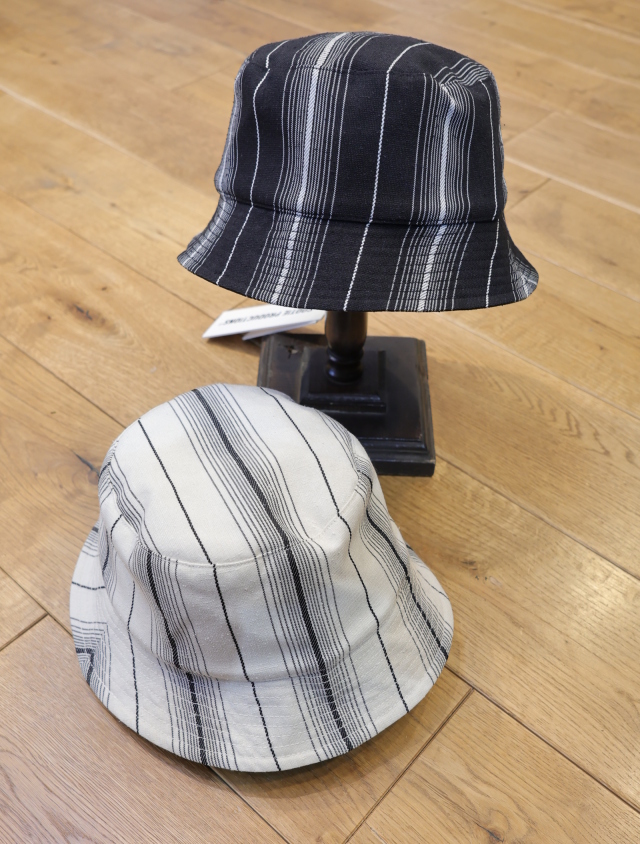 COOTIE　「Dobby Chain Stripe Bucket Hat」　ドビーストライプ バケットハット