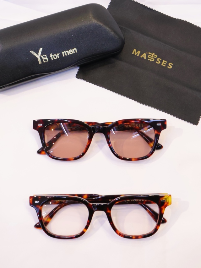 MASSES × Y's for men　「BIKER SHADE DEMI Ys」　　バイカーシェード グラシーズ