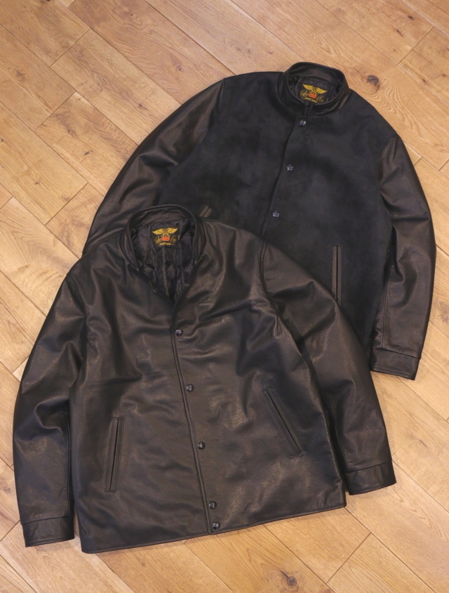 CALEE 10周年スタジャン ファラオジャケット 超美品] CALEE キャリー ファラオ ジャケット 袖レザー