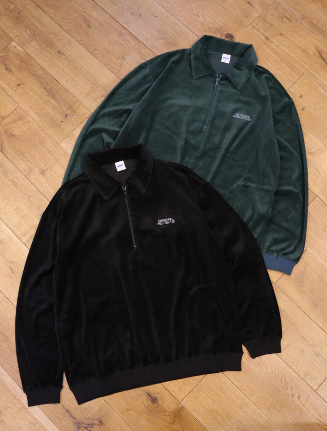 イ*ン様 Lacoste supreme ベロアハーフジップアップジャケット　激 supreme×LACOSTE ベロアハーフジップジャケット Supreme/LACOSTE Wool