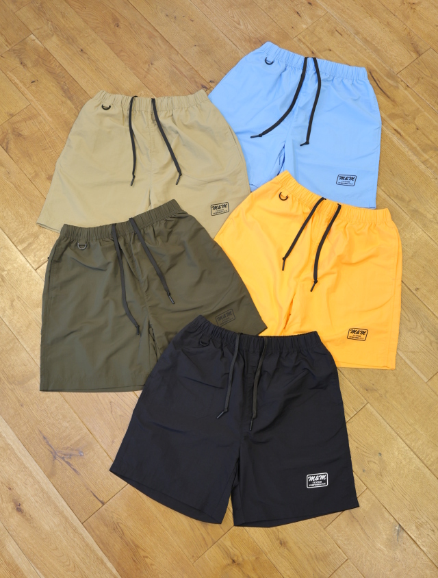 【6月30日 発売！】M&M CUSTOM PERFORMANCE   「NYLON SHORTS」　ナイロンイージーショーツ