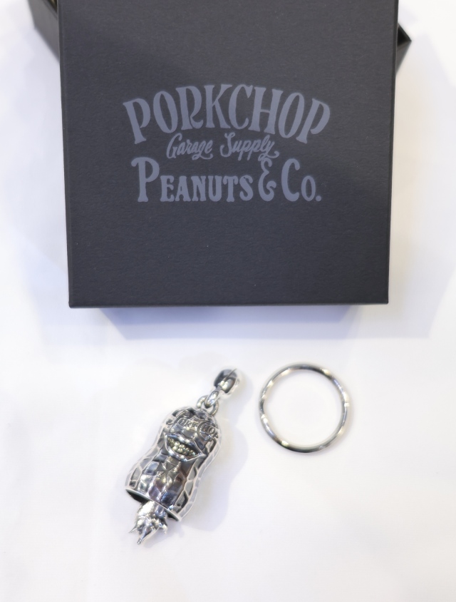 Peanuts&Co × PORKCHOP GARAGE SUPPLY 　「P's Guardian Bell 2nd SILVER」 　SILVER925製 ガーディアンベル