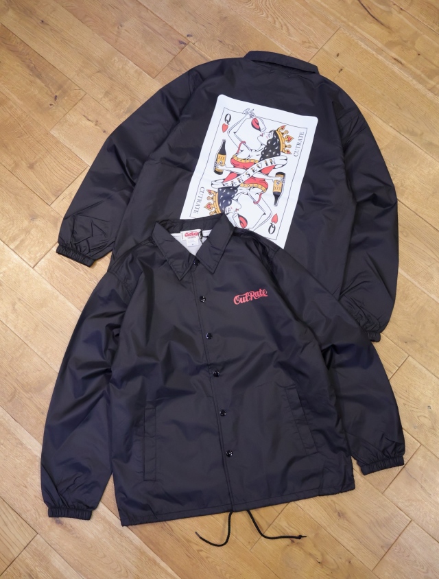 CUT RATE 　「QUEEN NYLON COACH JACKET」　コーチジャケット