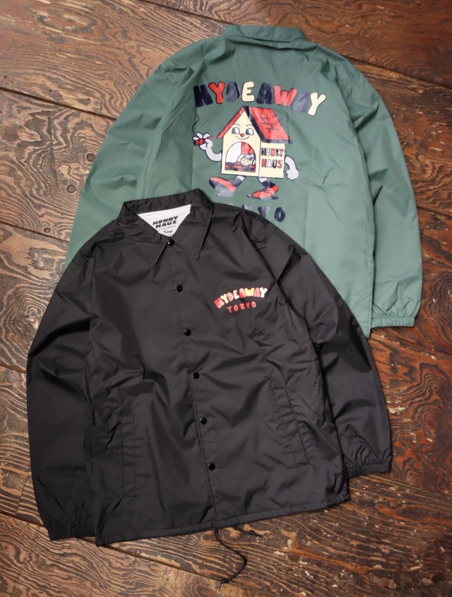 HENRY HAUZ コーチジャケット ネイビー L 通販情報 メンズ