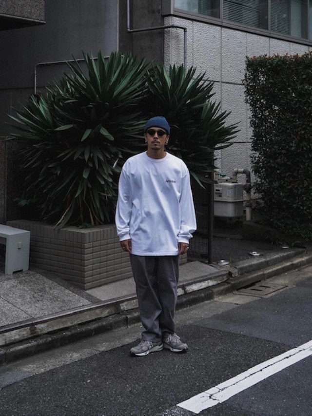 ANTIDOTE BUYERS CLUB 「Pima Cotton L/S Tee」 プリントロンティー