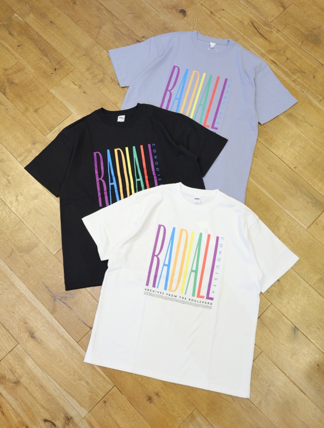 RADIALL 　「TOUCH OF GREY - CREW NECK T-SHIRT S/S」　プリントティーシャツ