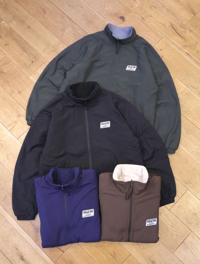【11月19日 発売！】M&M CUSTOM PERFORMANCE  　「Reversible Stand Collar Jacket」　リバーシブル スタンドカラージャケット
