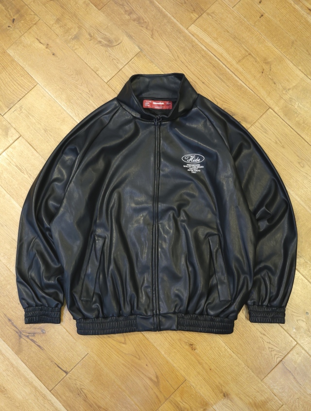 Hide and Seek　「Track Jacket（26AW）」　 PUレザー トラックジャケット