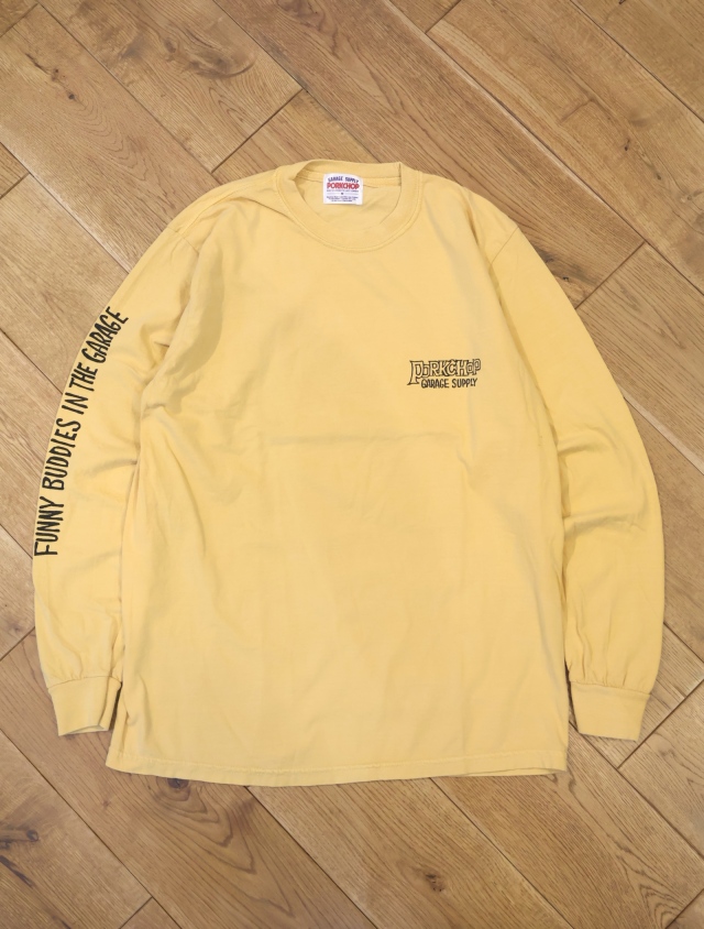PORKCHOP GARAGE SUPPLY 「MAD SPRAY L/S TEE」 ロングスリーブ