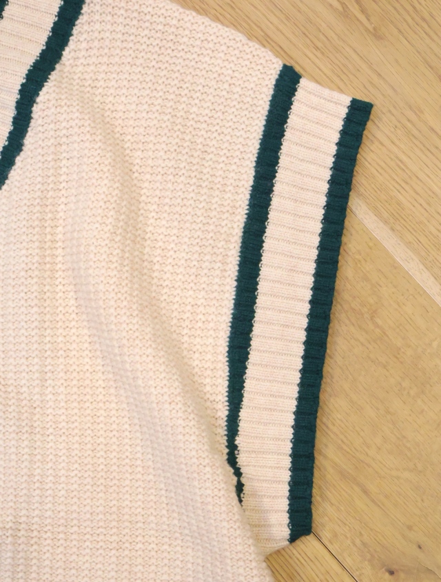 SON OF THE CHEESE 「Relax Knit Vest 」 Vネックニットベスト