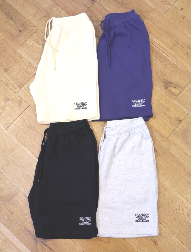 【8月26日 発売！】M&M CUSTOM PERFORMANCE  「Sweat Shorts」　スウェットショーツ