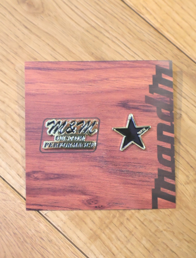 【2月11日 発売！】M&M CUSTOM PERFORMANCE  「PINS」　ピンズセット