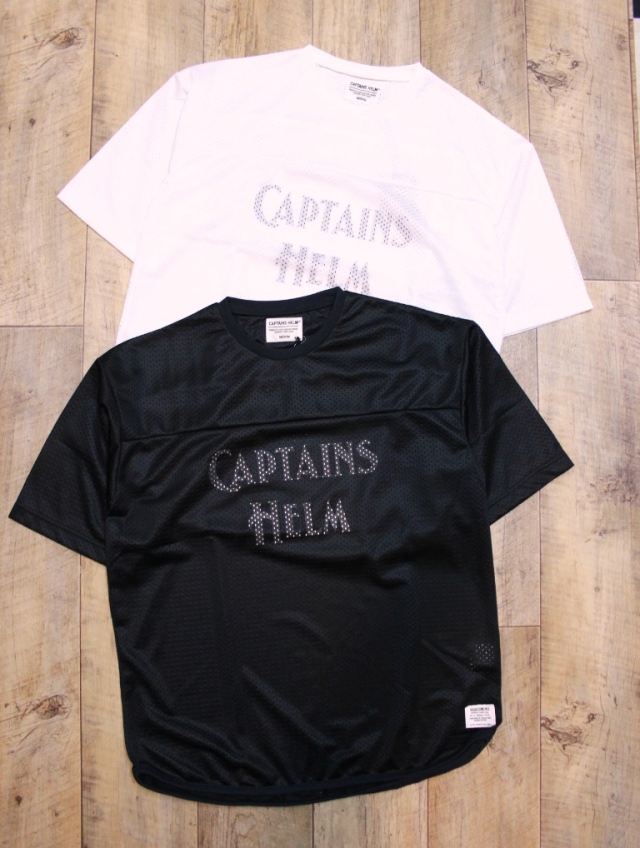 CAPTAINS HELM MESH FOOTBALL TEE