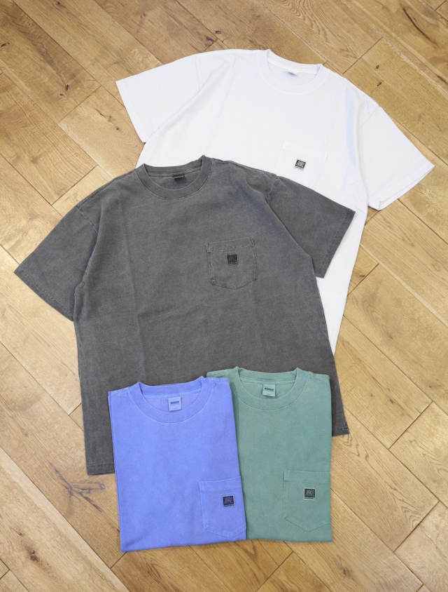 RADIALL 　「NAMES - CREW NECK POCKET T-SHIRT S/S」　ピグメントダイ ポケットティーシャツ