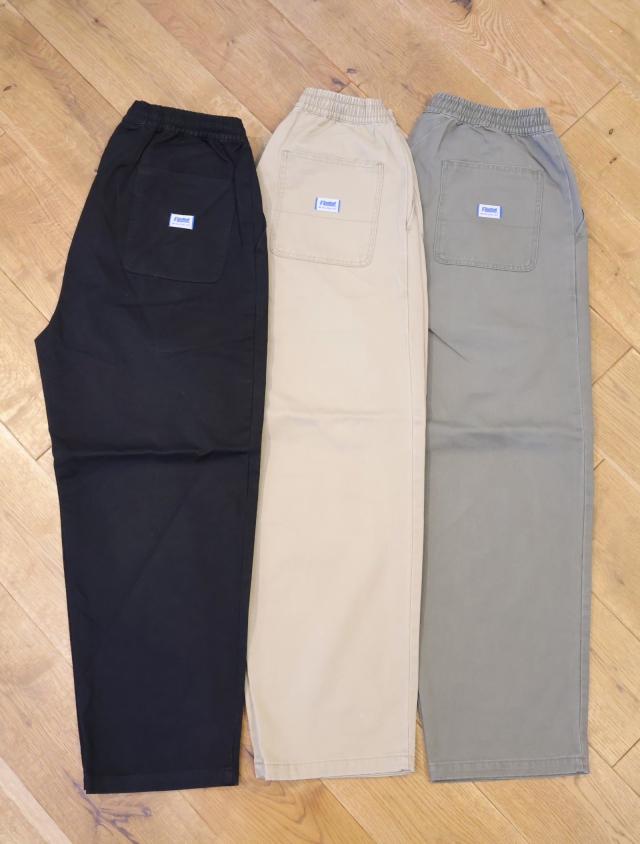 RADIALL　   「ALIZONA - STRAIGHT FIT EASY PANTS」　バイオウォッシュ加工 コットンツイルイージーパンツ