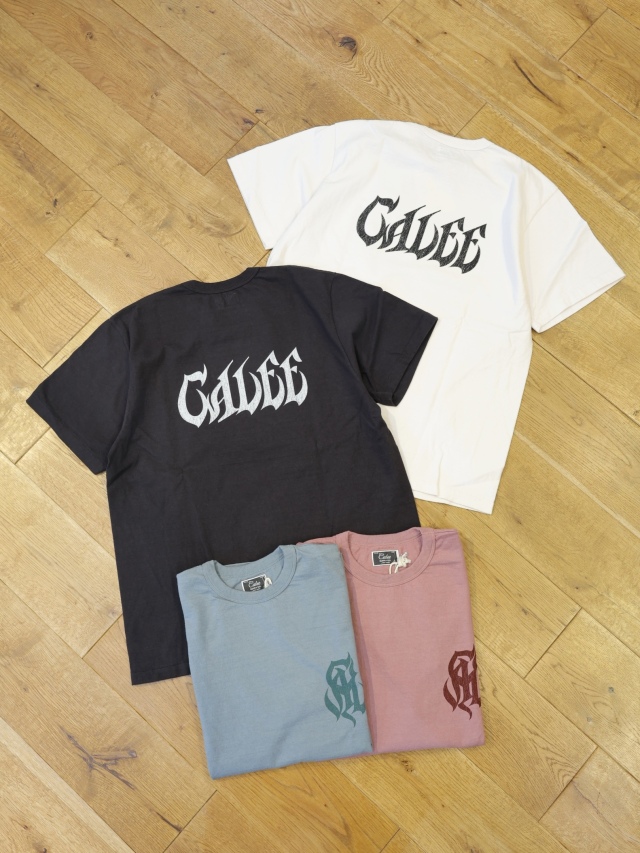 CALEE 「GARMENT DYE CRACK TEE」 ガーメントダイティーシャツ