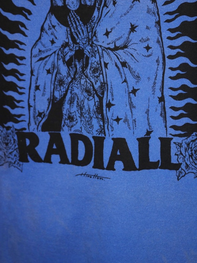 RADIALL 「GUIDANCE - CREW NECK T-SHIRT L/S」 ミストブリーチ加工