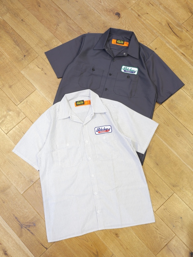 【7月12日 発売！】PORKCHOP GARAGE SUPPLY　「PCP WAPPEN WORK SHIRT」  　T/Cポプリン ワークシャツ