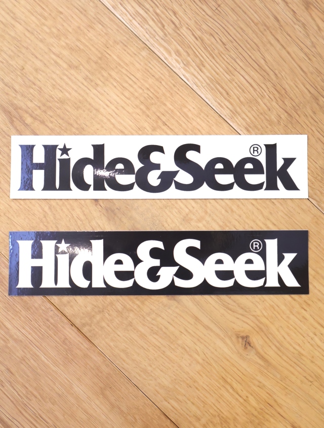 Hide and Seek　 「Logo Sticker-L（24AW）」　ステッカー