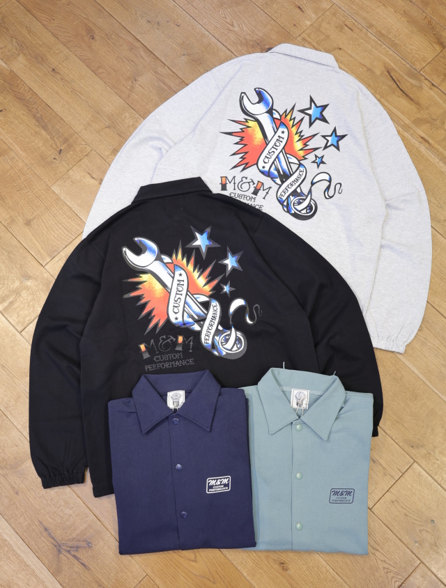 【3月24日 発売！】M&M CUSTOM PERFORMANCE  　「COTTON COACH JACKET」　コットン コーチジャケット