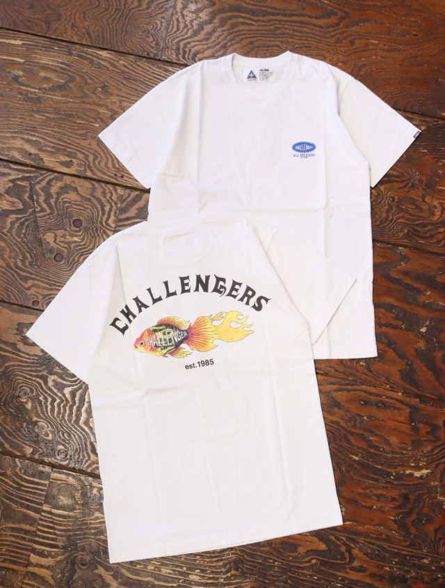 challenger チャレンジャー GOLD FISH ロンT Mサイズ CHALLENGER