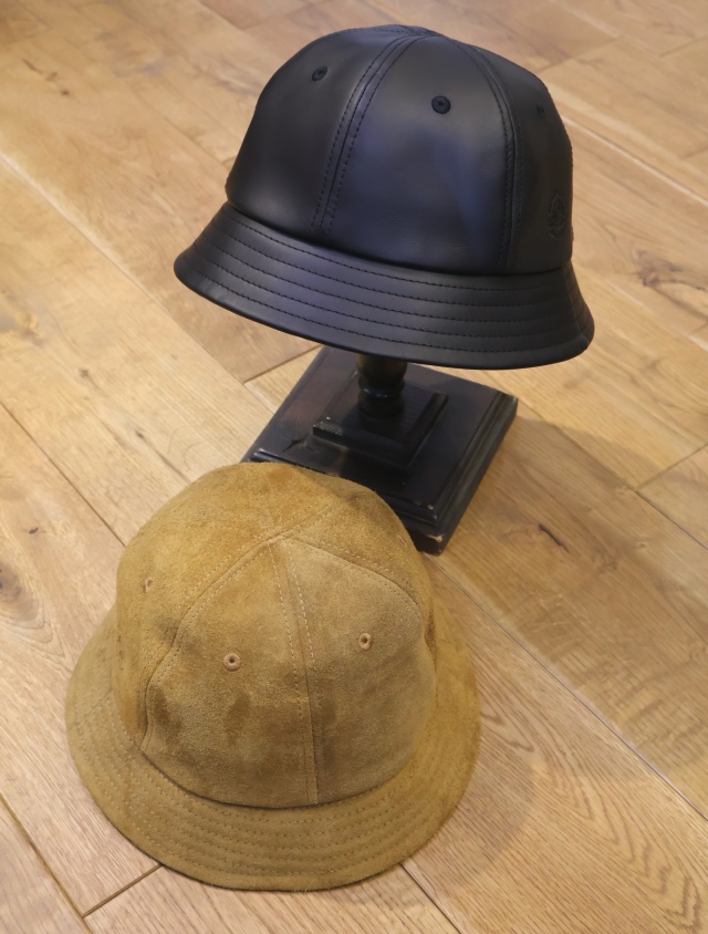 RADIALL  　　「MUSCLE SHOALS - BOWL HAT」　　レザー ボウルハット