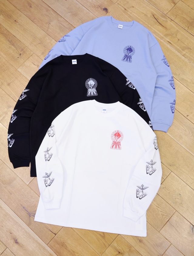 RADIALL 　「COMMUNE - CREW NECK T-SHIRT L/S」　プリントロングスリーブティーシャツ