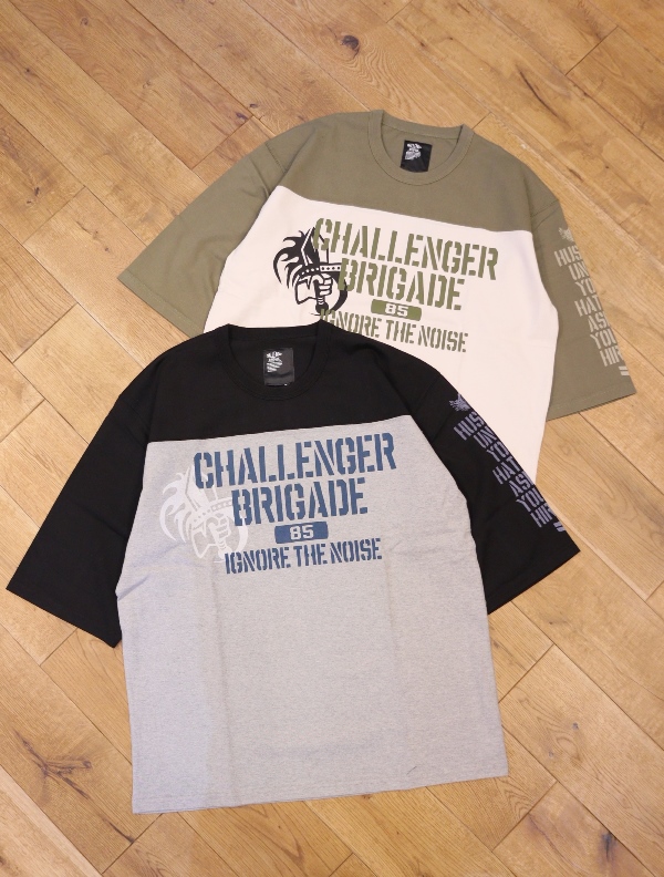 CHALLENGER 「Q/S ARMY FOOTBALL TEE」 フットボールティーシャツ MASH
