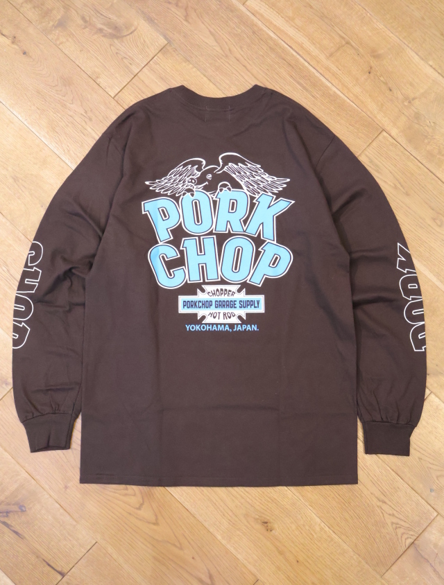 PORKCHOP GARAGE SUPPLY 「WP BIG LOGO L/S TEE」 ロング