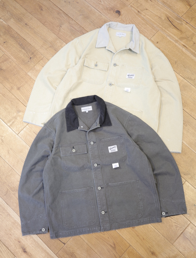 ROUGH AND RUGGED 　「ZACC -FOUL ver -」  バイオウォッシュ加工 ワークジャケット