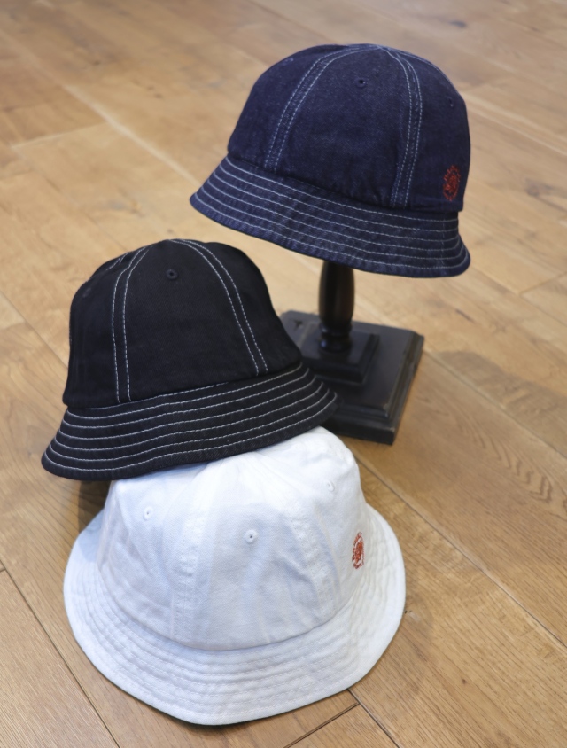 RADIALL　　「CHEV - BOWLER HAT」　デニム ボウルハット