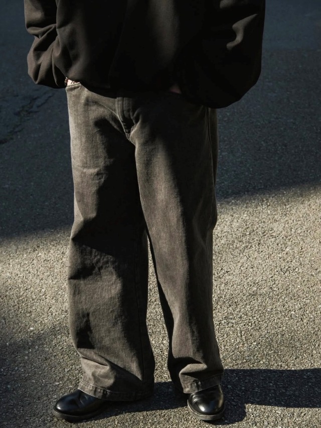 COOTIE 「Color Denim Square Leg Easy Trousers」 デニム ストレート