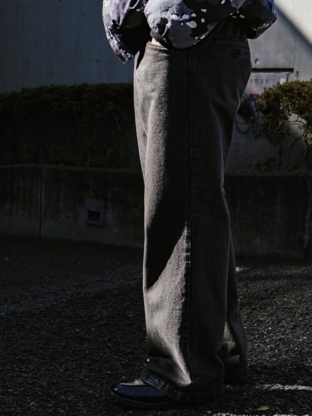 COOTIE 「Color Denim Square Leg Easy Trousers」 デニム ストレート