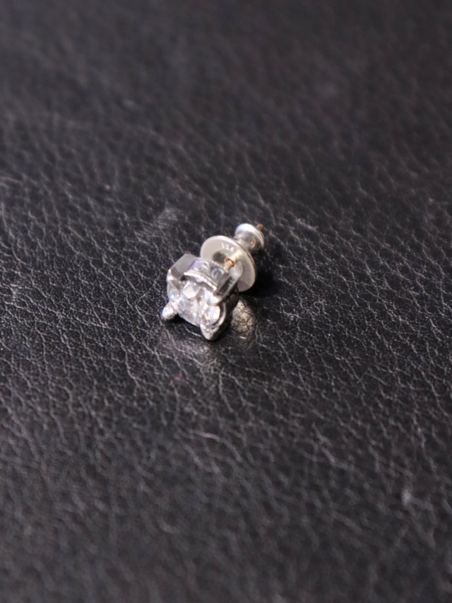 ANTIDOTE BUYERS CLUB 「Engraved Cut Stone Earring」 SILVER950製 ピアス