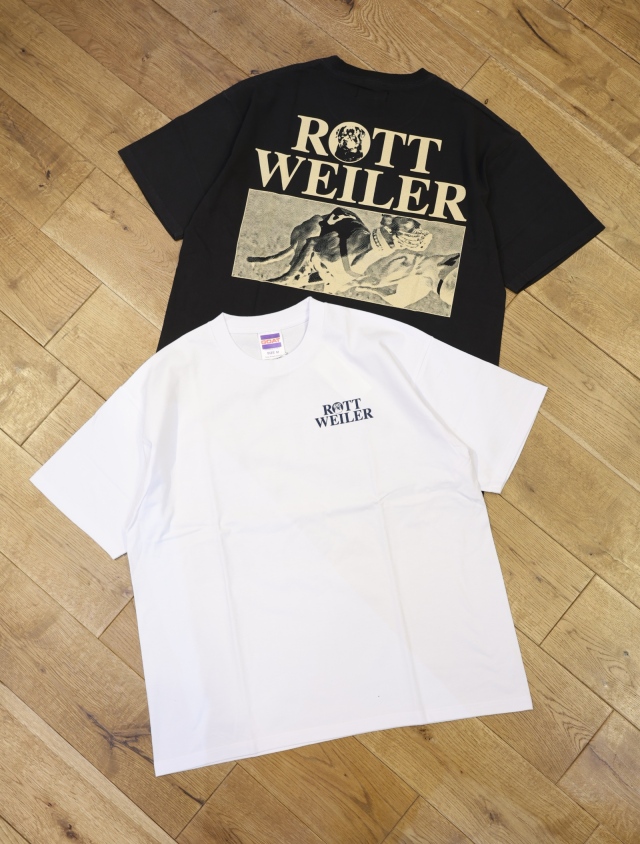 ROTTWEILER 　「DOGRACE TEE」 　ピグメントダイ ティーシャツ