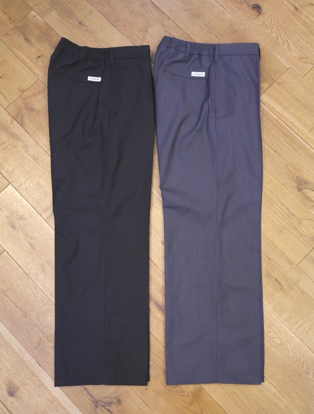 COOTIE　「T/W Saxony Pin Tuck Square Leg Easy Trousers」　ピンタック ストレートイージーパンツ