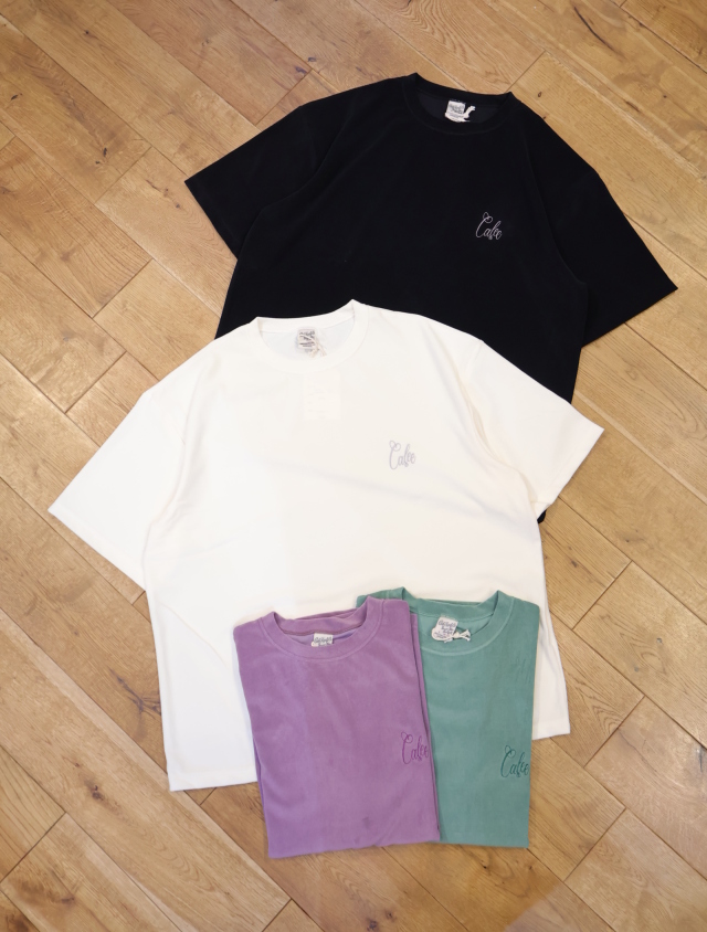 CALEE　　「HIGH GAUGE PILE DROP SHOULDER CS」　　ドロップショルダーパイルカットソー
