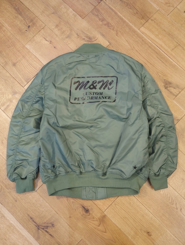 M&M CUSTOM PERFORMANCE - ×MASSES MA-1 JACKET (OLIVE