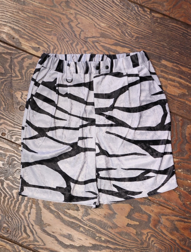 SON OF THE CHEESE 「Elephant Shorts」 ベロアショーツ