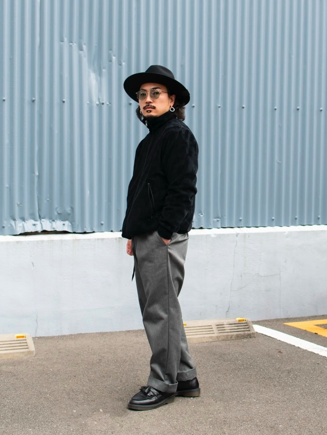 パンツ calee t/c twill chino pants blue navy XL パンツ calee t/c twill chino pants blue navy XL