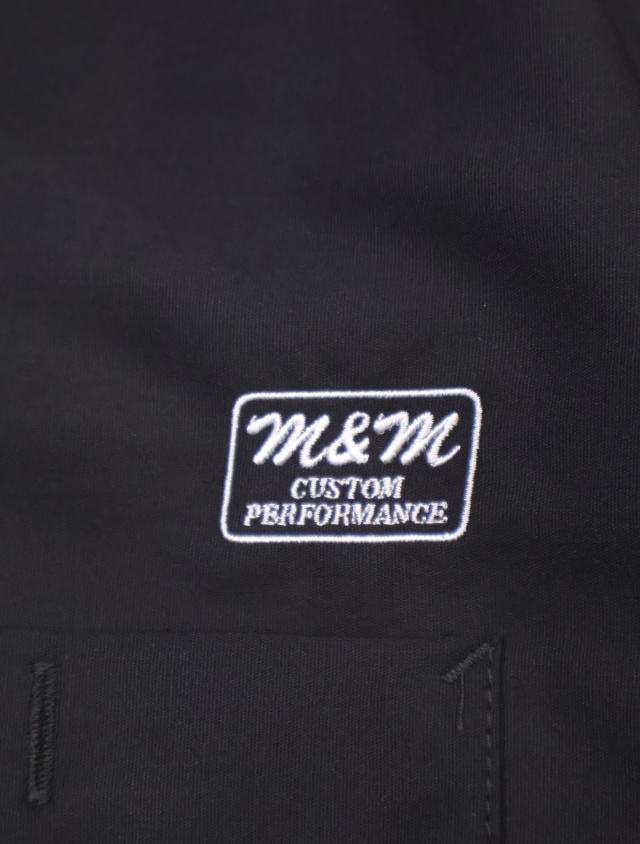 M&M CUSTOM PERFORMANCE ネイビー 半袖ワークシャツ M&M CUSTOM PERFORMANCE 「Short Sleeve Work Shirt」 T/C