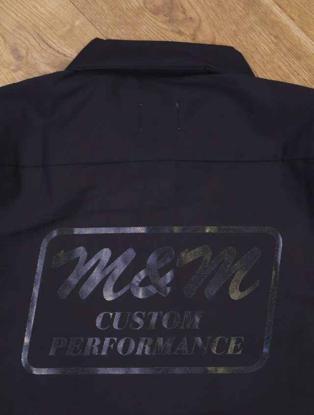 極美品M&M CUSTOM PERFORMANCE オープンカラーシャツ 黒 姫路東店】 中古 M&M CUSTOM PERFORMANCE | エムアンドエム
