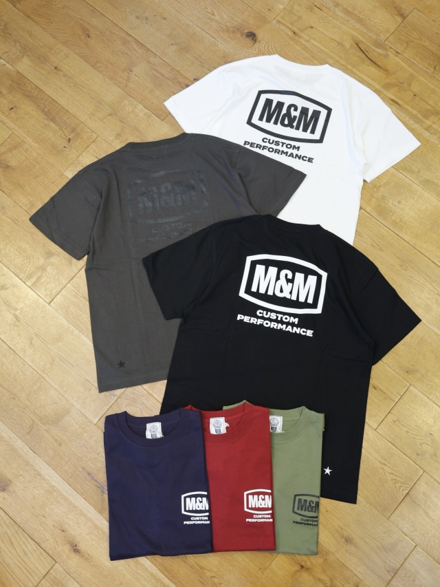 【9月16日 発売！】M&M CUSTOM PERFORMANCE  　「PRINT TEE」　プリント ティーシャツ