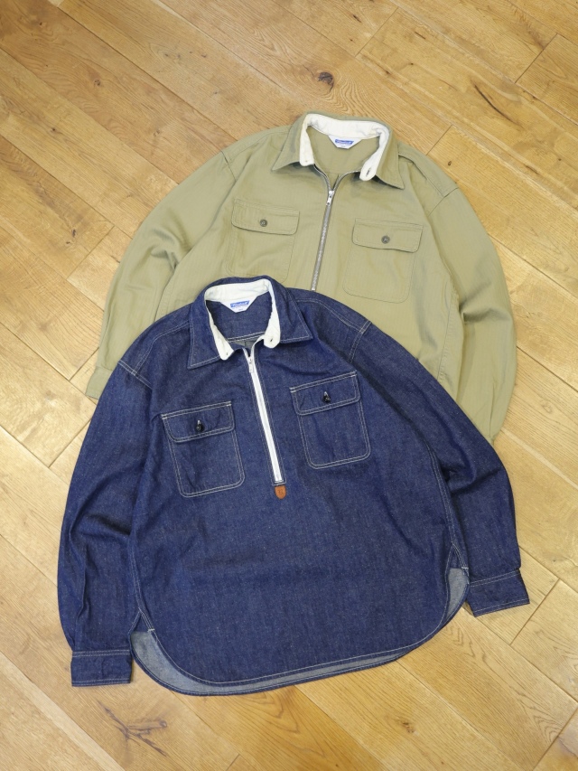 RADIALL 　「SAGINAW - HALF ZIP SHIRT L/S」　ハーフジップシャツ
