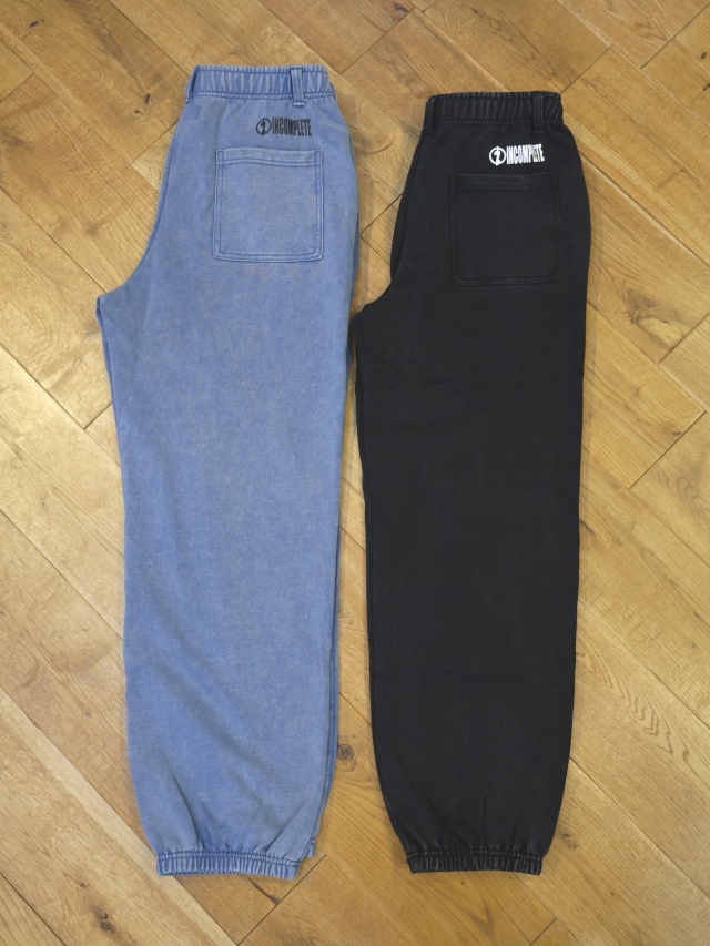 INCOMPLETE TOKYO 　「Faded Sweat pants」　フェード加工  スウェットイージーパンツ