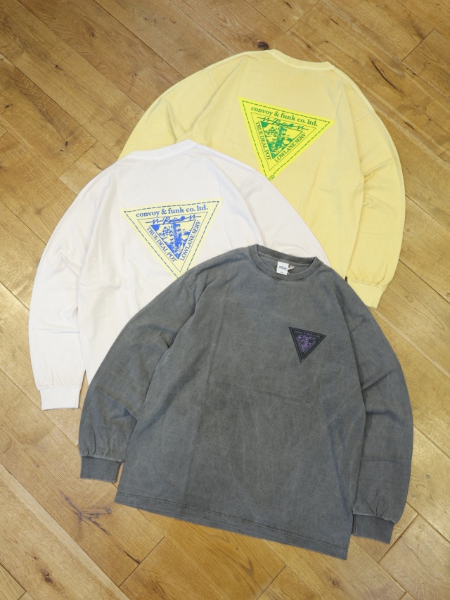 RADIALL 　「DEVIL ROAD - CREW NECK T-SHIRT L/S」　ピグメントダイ プリントロングスリーブティーシャツ