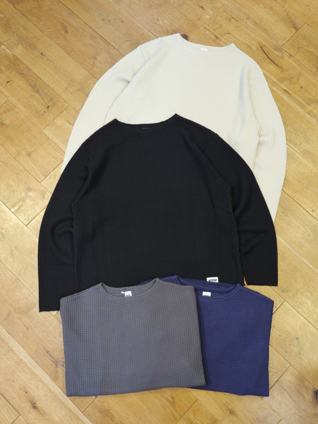 RADIALL　　「BIG WAFFLE - BOAT NECK T-SHIRT L/S」　 ビッグワッフル ロングスリーブティーシャツ